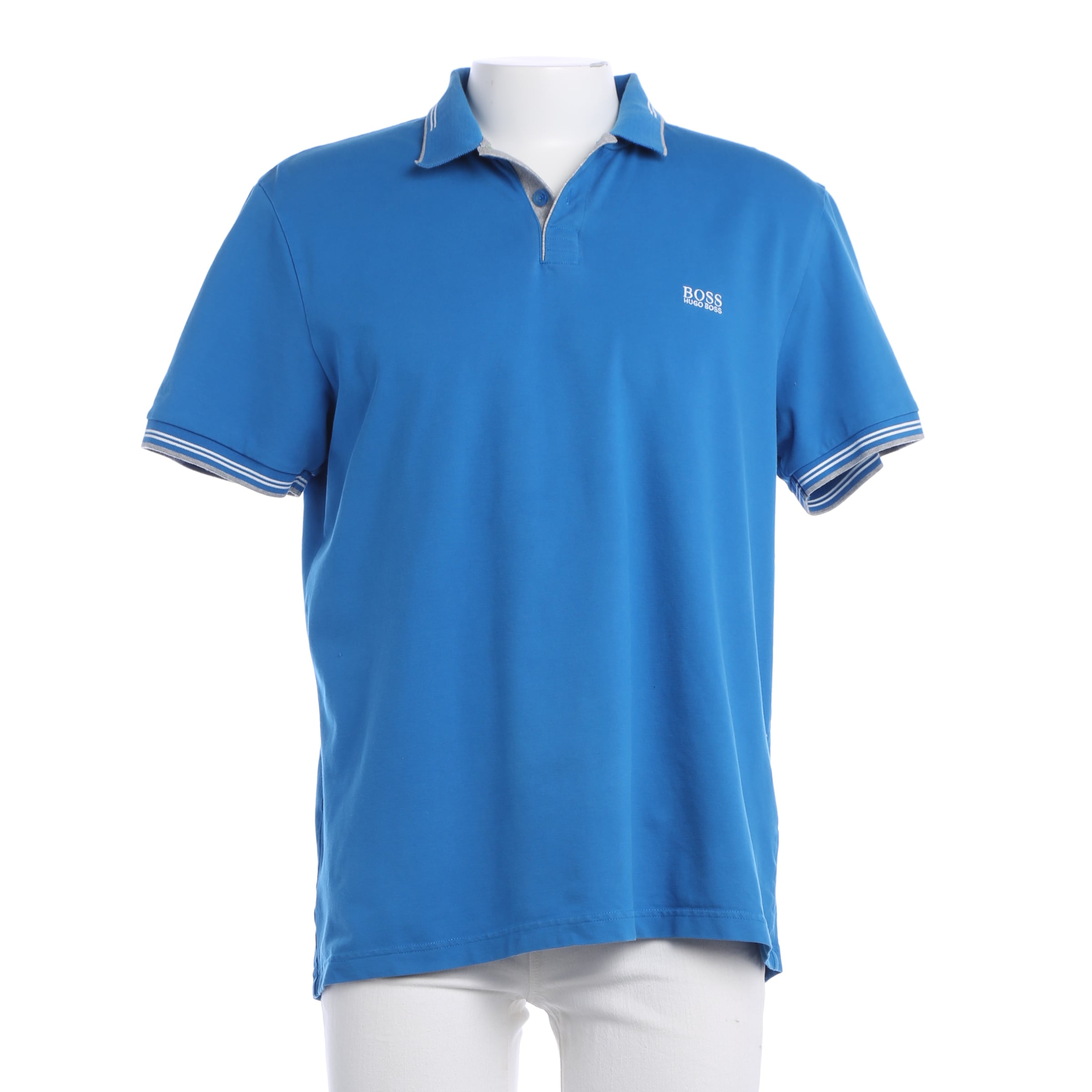 BOSS Green Poloshirt XXL in Blau: Vorderseite