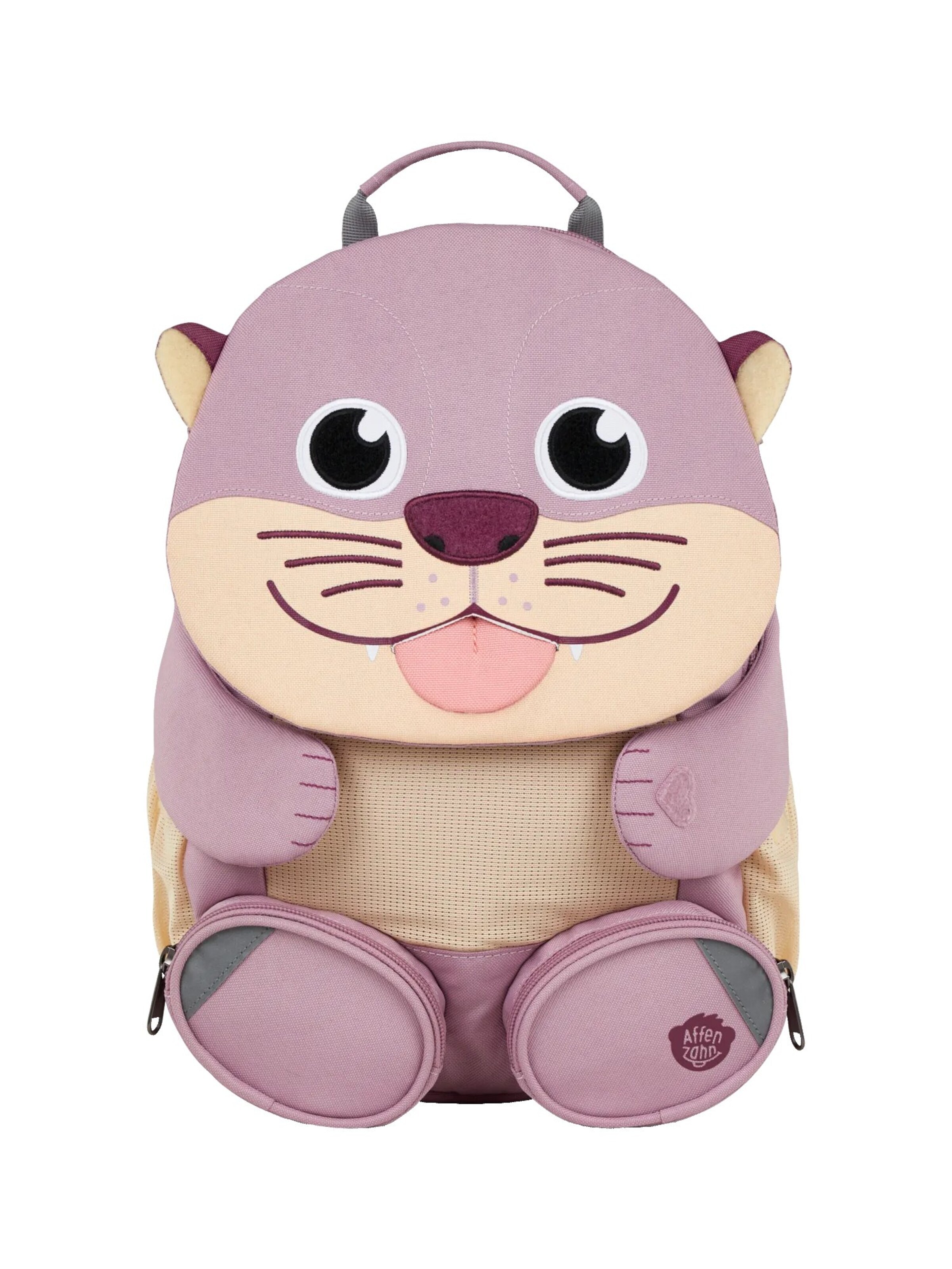 Affenzahn Backpack 'Großer Freund' in Purple: front