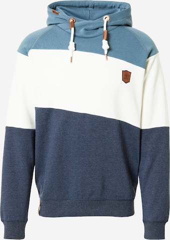 INDICODE JEANS - Sweatshirt 'Pessac' em azul: frente