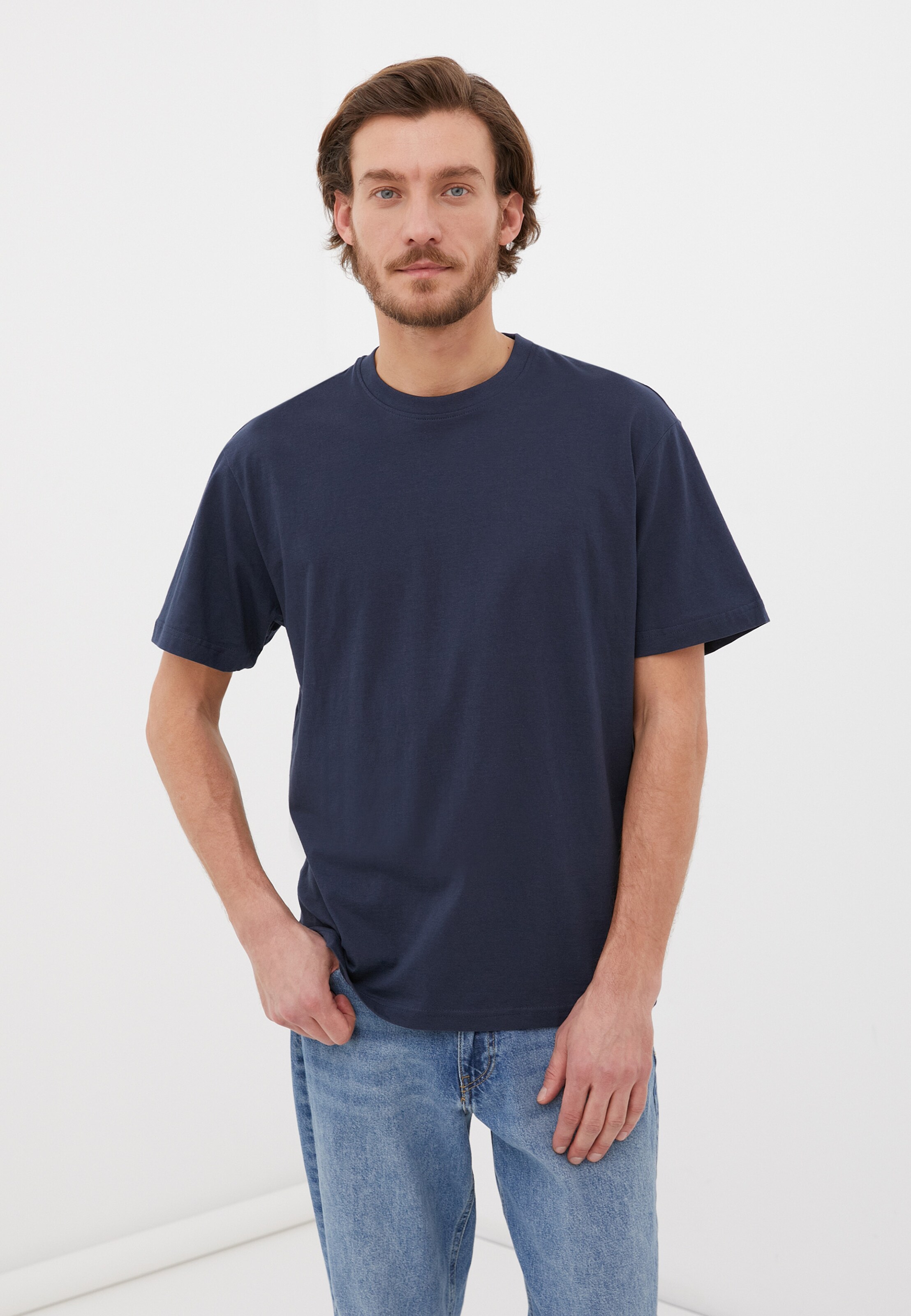 Männer Große Größen Finn Flare T-Shirt in Dunkelblau - PS35697 Männer Große Größen Finn Flare T-Shirt in Dunkelblau - PS35697