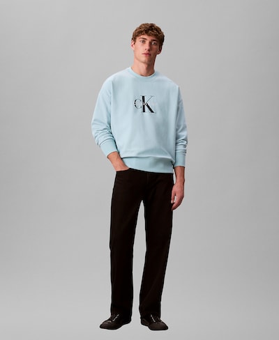 Calvin Klein Jeans Sweat-shirt en bleu, Vue avec produit