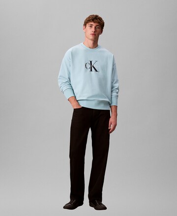 Sweat-shirt Calvin Klein Jeans en bleu