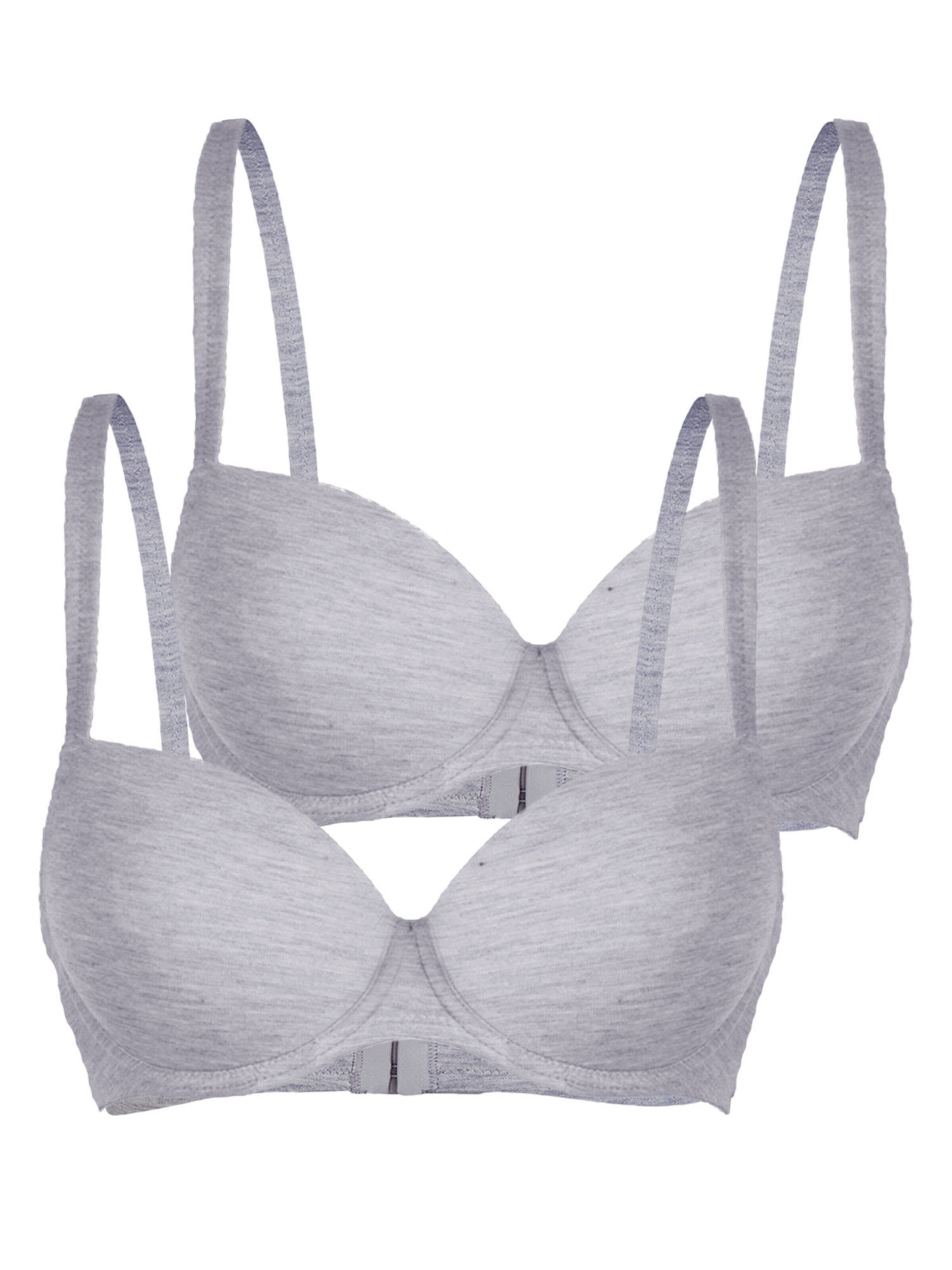 Nina von C. T-shirt Bra 'Light&Easy' in Grey