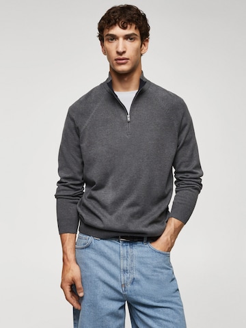Pull-over 'TENP' MANGO MAN en noir : devant