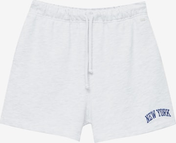 Pull&Bear Regular Shorts in Grau: predná strana