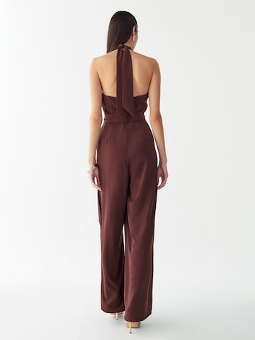 Tuta jumpsuit 'Amerie' di BWLDR in marrone
