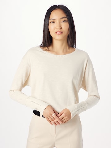 COMMA Shirt in Beige: predná strana