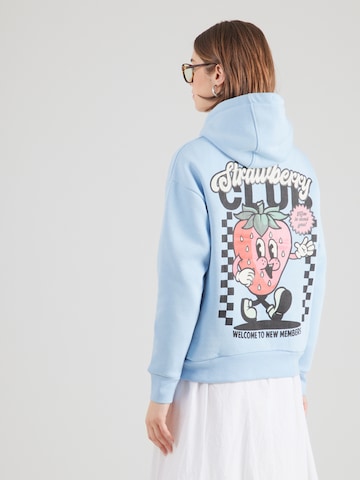 Sublevel Sweatshirt in Blau: Vorderseite