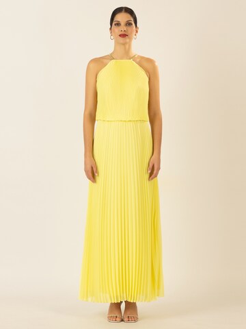 APART Evening Dress in Yellow: front