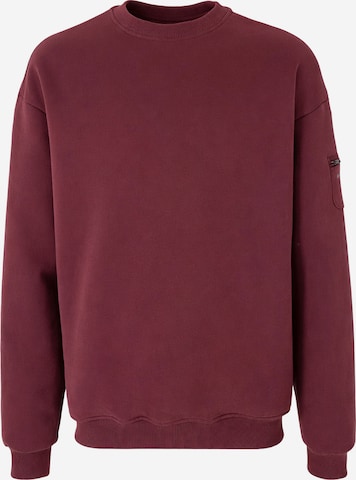 Organication Sweatshirt in Rot: Vorderseite
