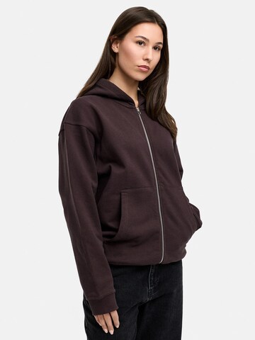 Daily Cotton Sweatjacke 'DCLUGO' in Braun