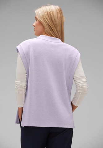 STREET ONE Knitted Top in Purple