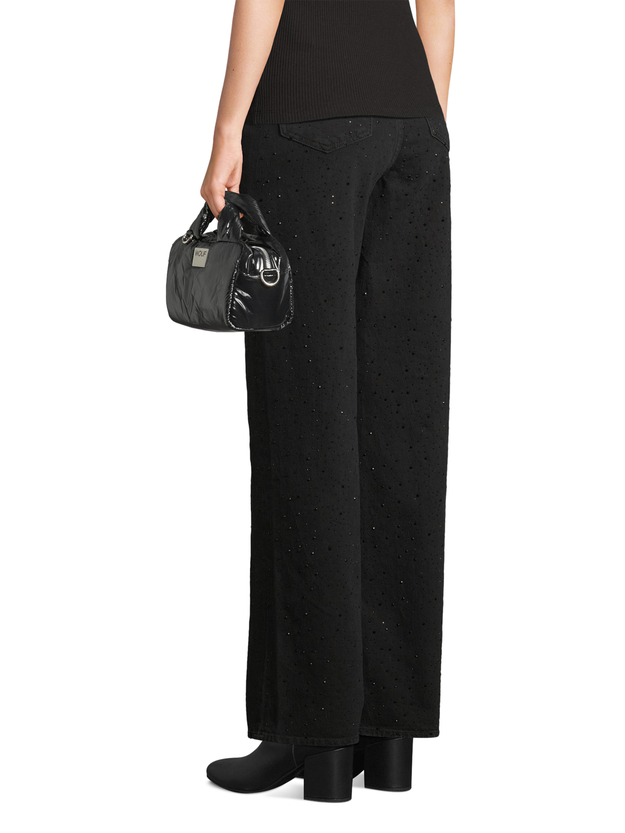 Wouf Handbag 'Nuit' in Black