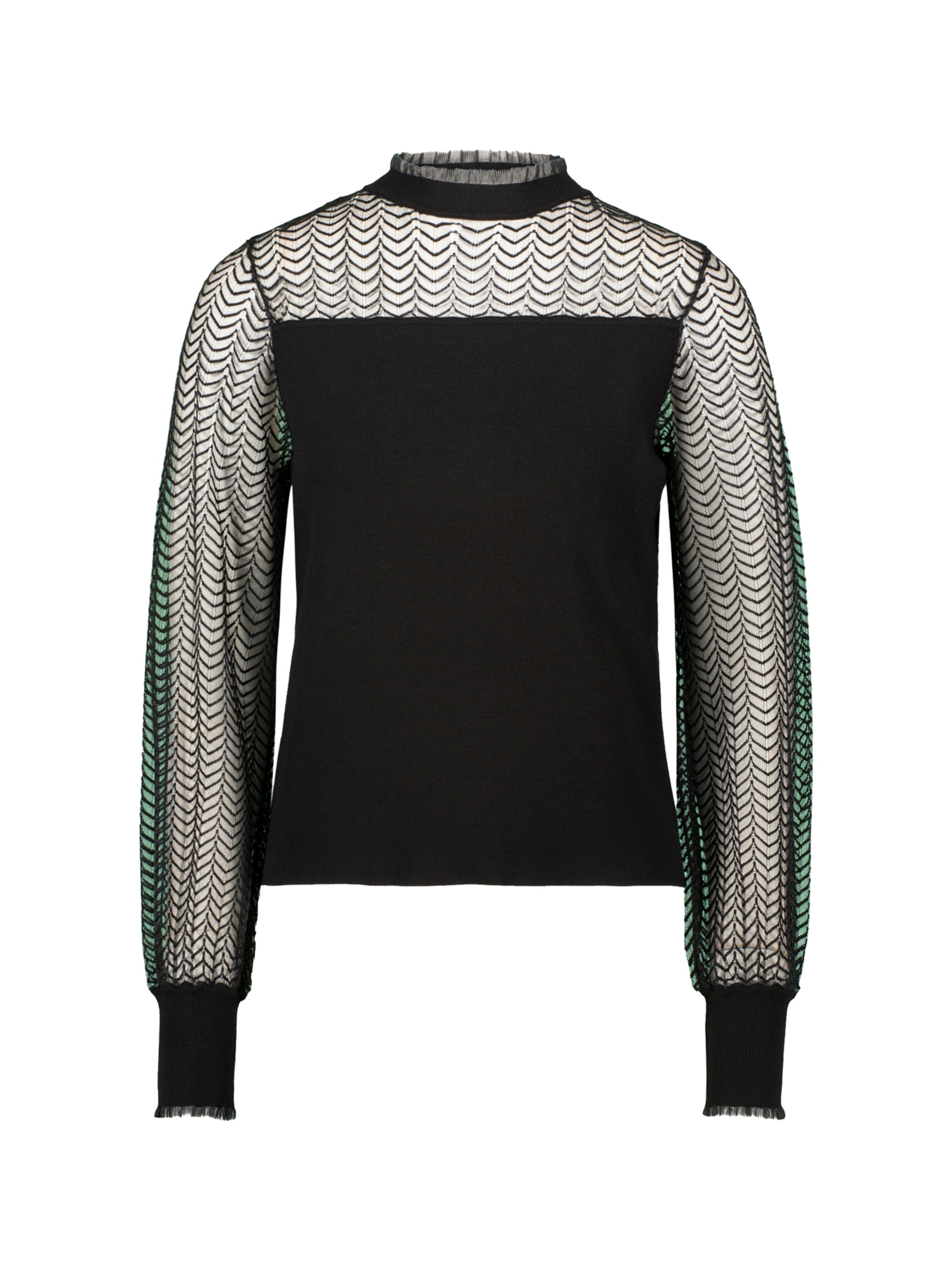 zero Sweater in Black: front