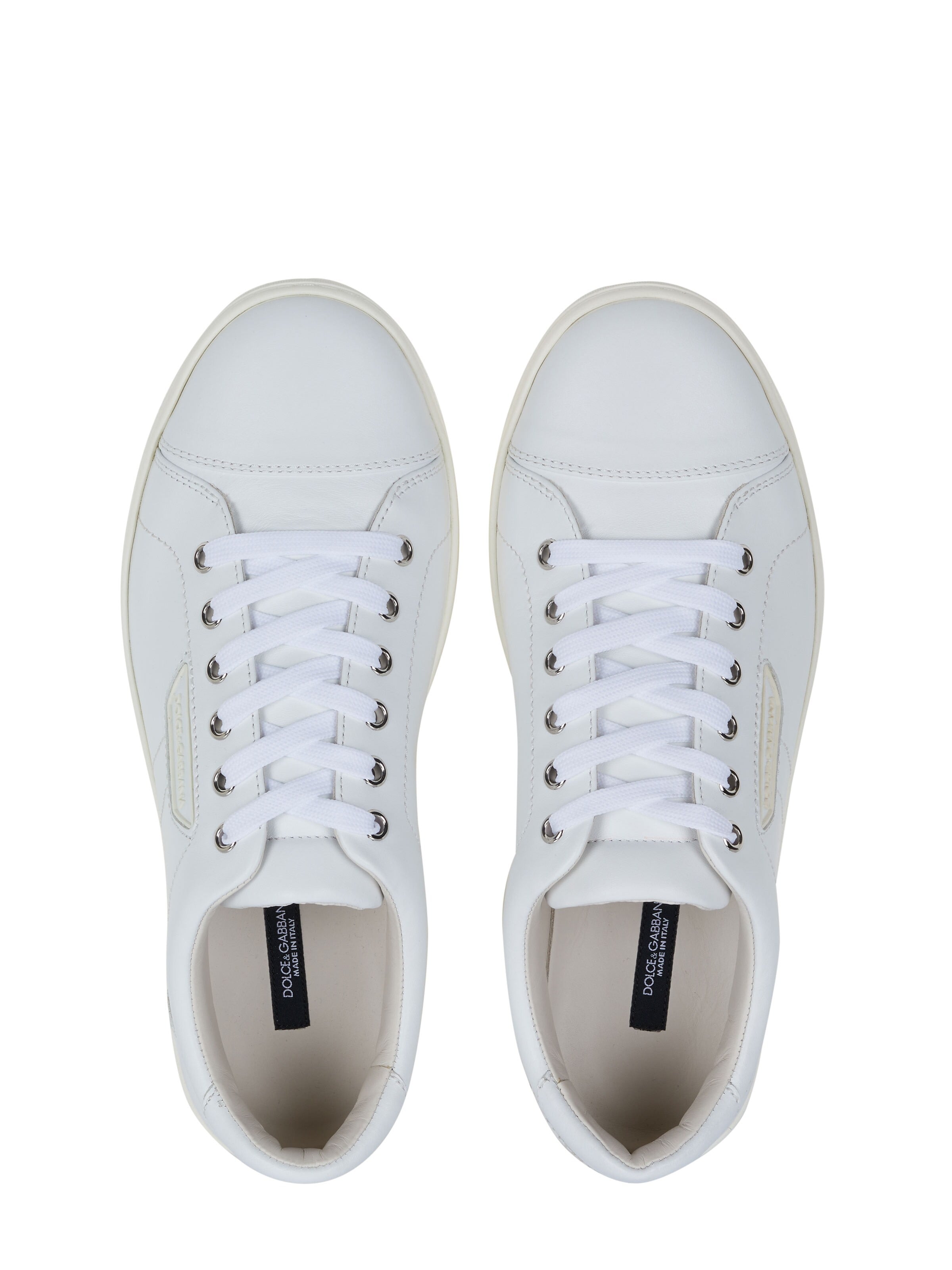 DOLCE & GABBANA Slip-on 'Dolce & Gabbana Sneaker schwarz' in White