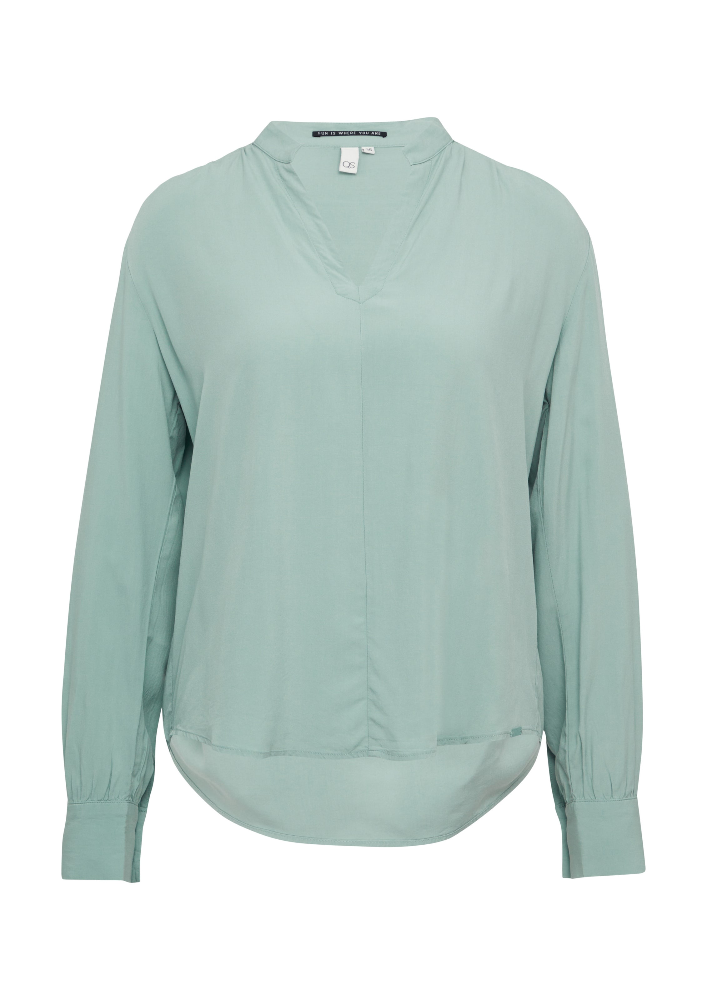 QS Bluse in Grün: Vorderseite