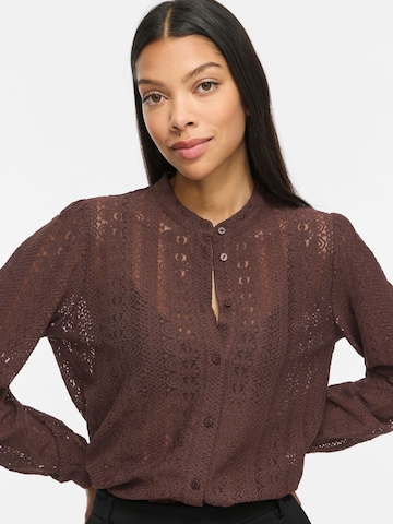 VILA - Blusa 'VIChikka' en marrón