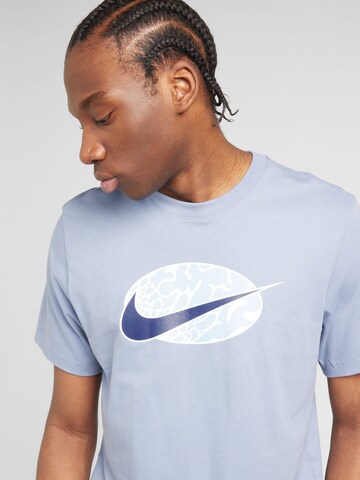 Nike Sportswear Tričko 'SWOOSH' - Modrá