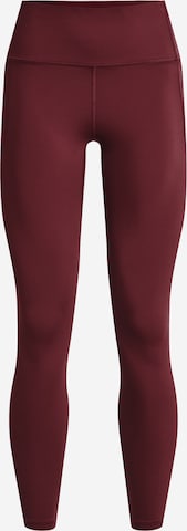 UNDER ARMOUR Workout Pants 'Meridian' in Red: front