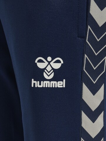 Hummel Regular Sportbroek in Blauw