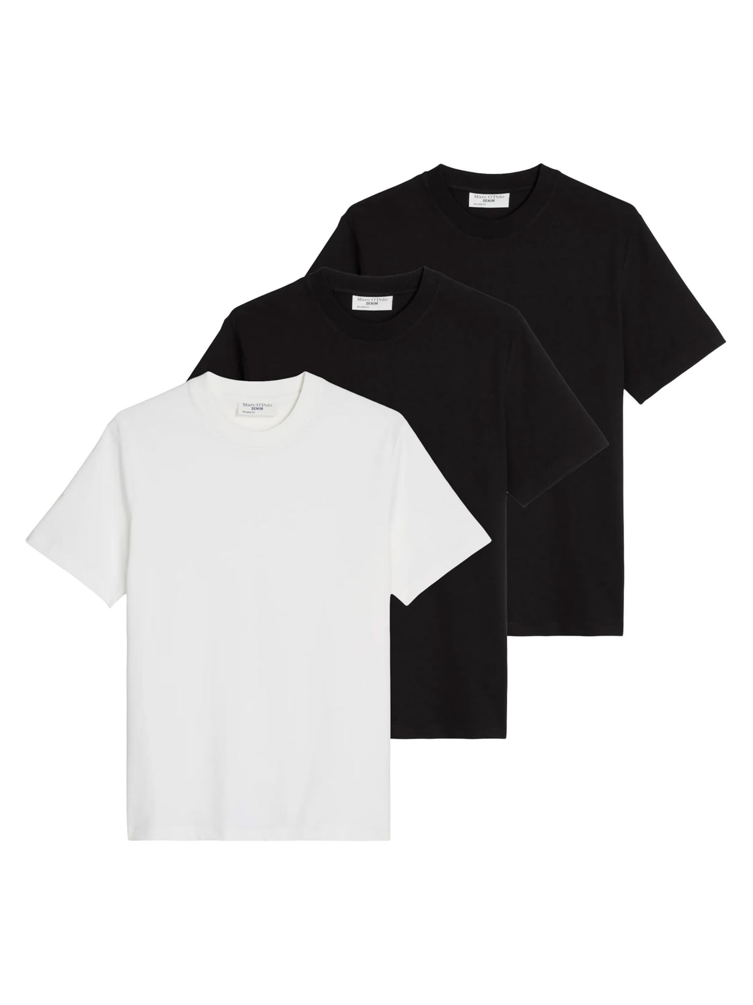 Marc O'Polo DENIM Shirt 'Basic' in Black: front