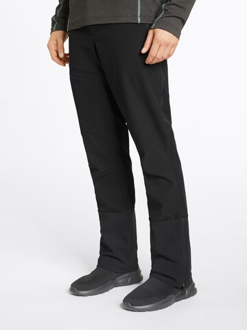 ZIENER Regular Workout Pants 'NAWO' in Black