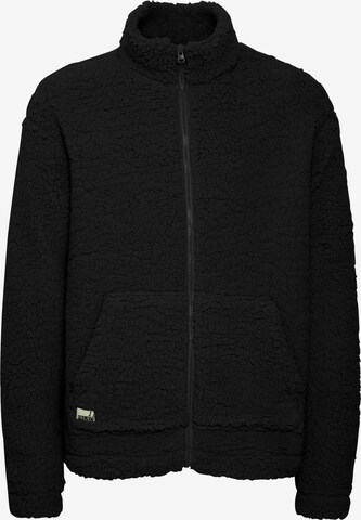 11 Project Fleece Jacket 'Deen' in Black: front