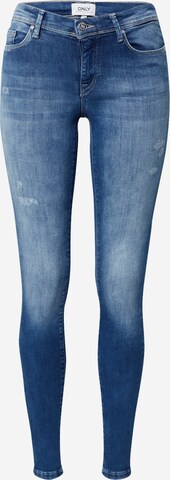 ONLY Skinny Jeans in Blauw: voorkant