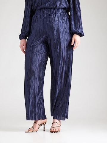 ONLY Carmakoma Широкий Штаны 'CARLAZO' в Синий: спереди