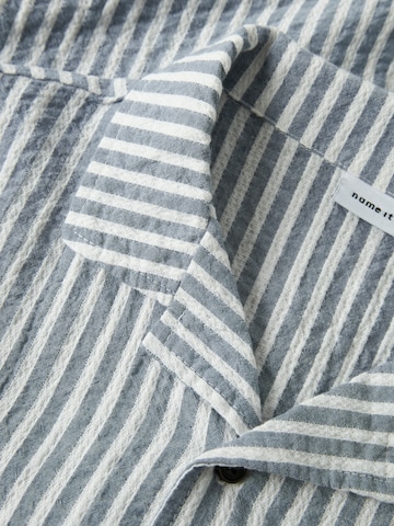 NAME IT Regular fit Πουκάμισο 'NKMFEDENIS' σε μπλε