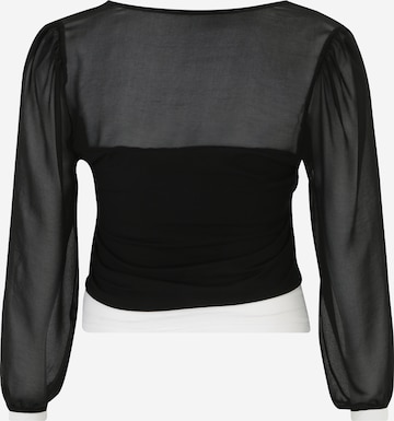 Guido Maria Kretschmer Curvy Bluse 'Edna' i sort: tilbage