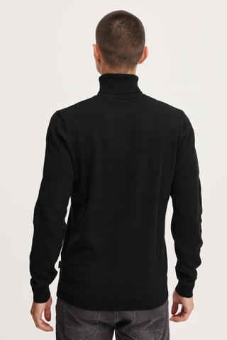 BLEND Rollkragenpullover in Schwarz