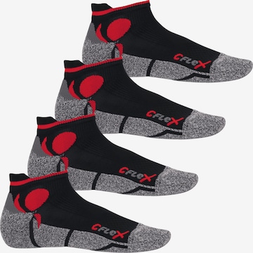 cflex Athletic Socks 'Running' in Red: front