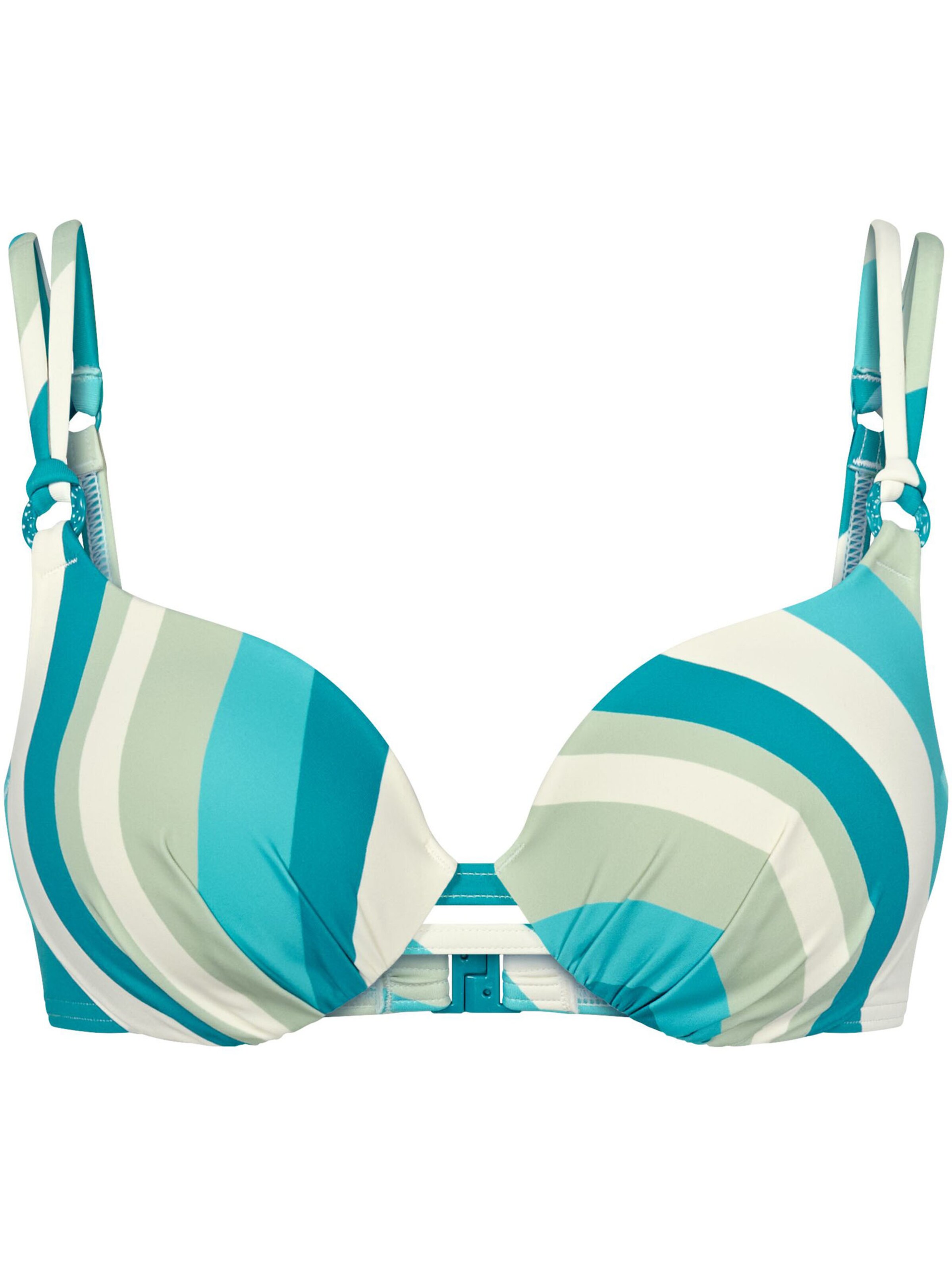 TRIUMPH Bikini Top ' Summer Mix & Match ' in Blue / Turquoise / White, Item view