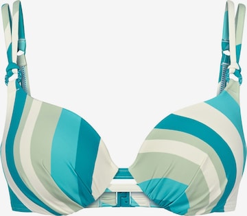 TRIUMPH Bikini Top ' Summer Mix & Match ' in Blue: front