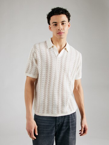 Pull-over HOLLISTER en blanc : devant