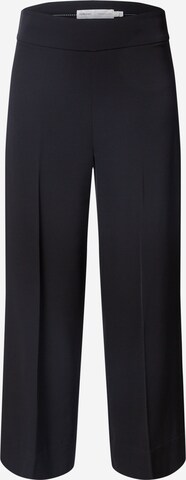 InWear Wide leg Pleated Pants 'Zhen' in Black: front