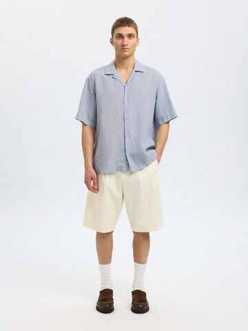 SELECTED HOMME Regular fit Overhemd in Blauw