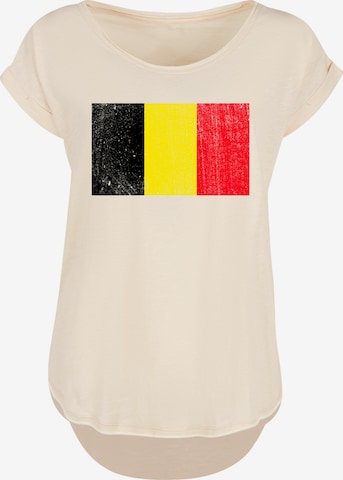 T-shirt F4NT4STIC en beige : devant