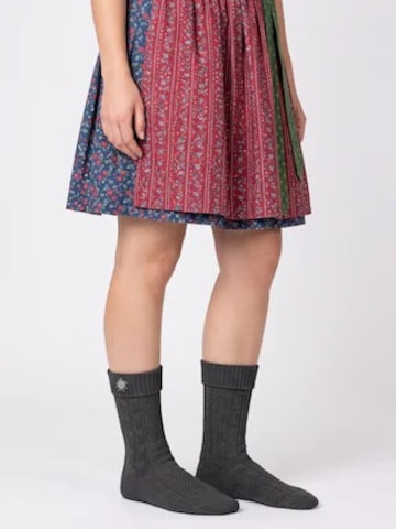 celodoro Traditional Socks 'Tradition' in Grey: front