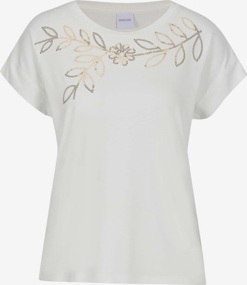 T-shirt MADELEINE en blanc : devant