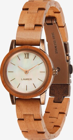 LAiMER Uhr 'Noemi' in braun / weiß, Produktansicht