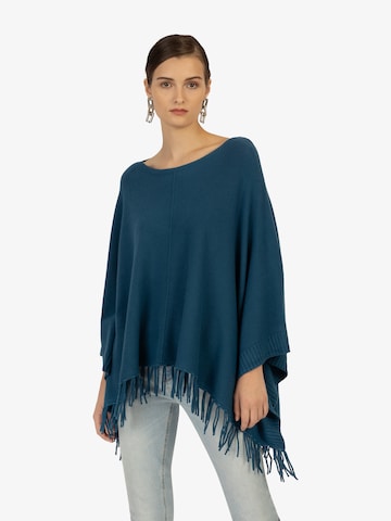 Kraimod Cape in Blauw: voorkant