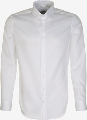 Chemise business ' Schwarze Rose ' SEIDENSTICKER en blanc : devant