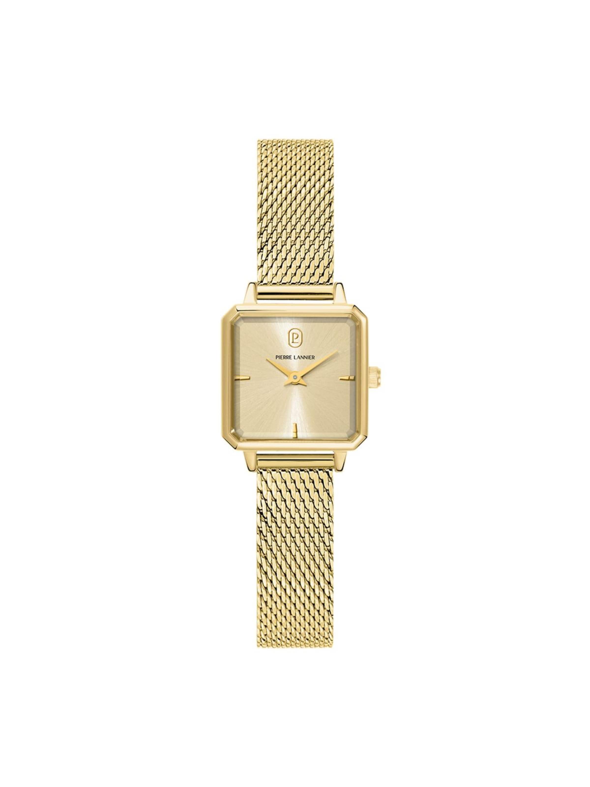 Pierre Lannier Analoguhr‌‌ in Gold: Vorderseite