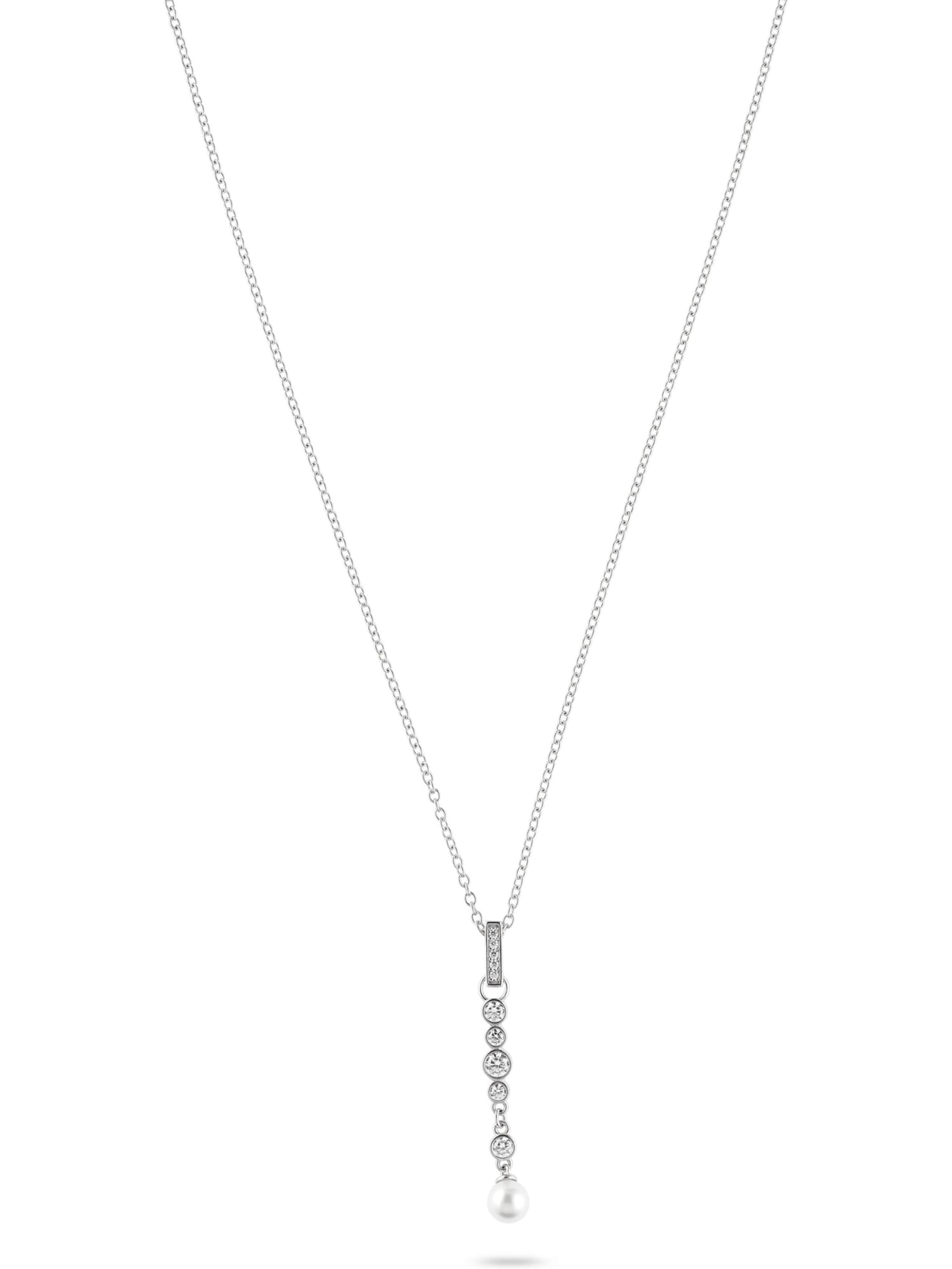 JETTE Necklace in One Size in Silver / White, Item view