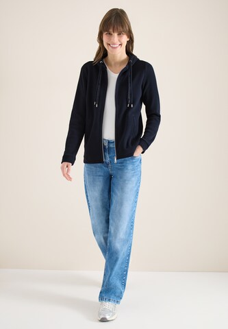 CECIL Sweatjacke in Blau