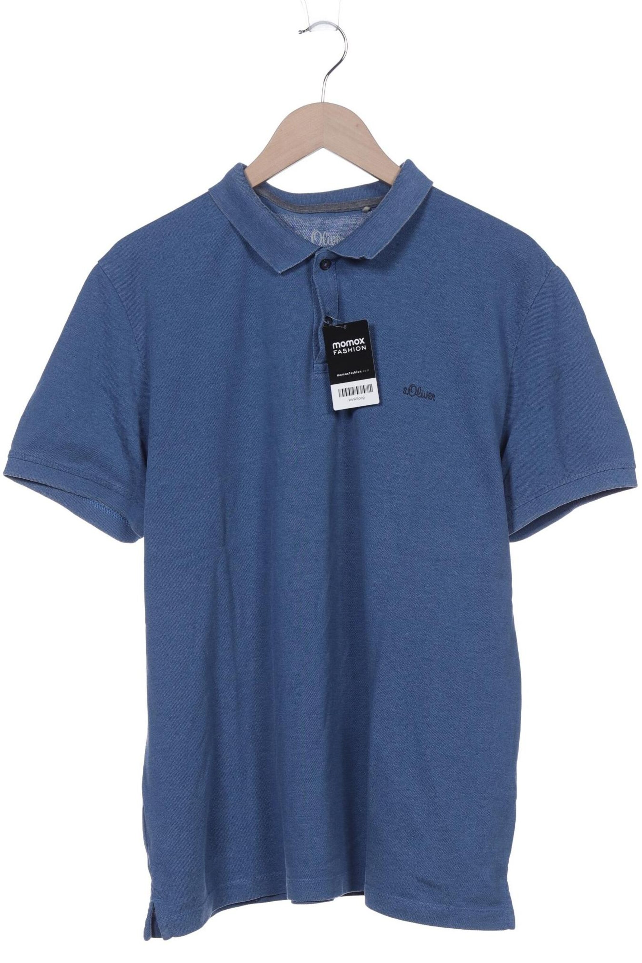 s.Oliver Poloshirt XXL in Blau: Vorderseite