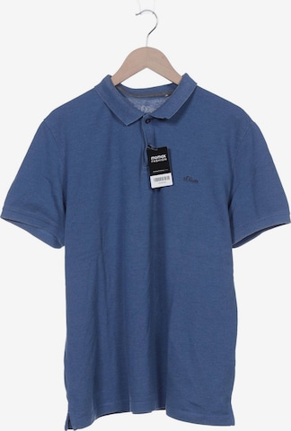 s.Oliver Poloshirt XXL in Blau: Vorderseite