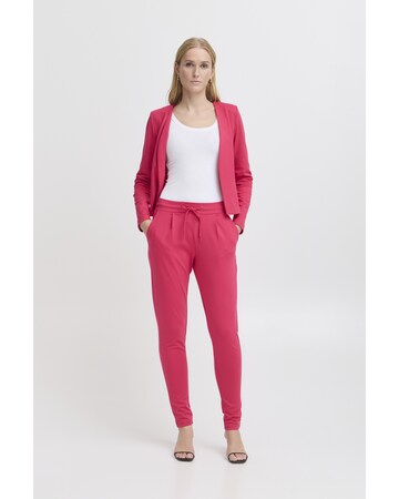 Tapered Pantaloni con pieghe 'IHKate' di ICHI in rosa